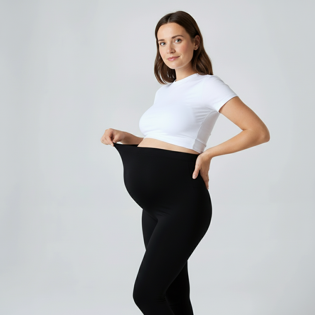 Wächst mit deinem Bauch/Komfort für jede Woche: Der weiche Bund begleitet dich von SSW 10 bis SSW 40.